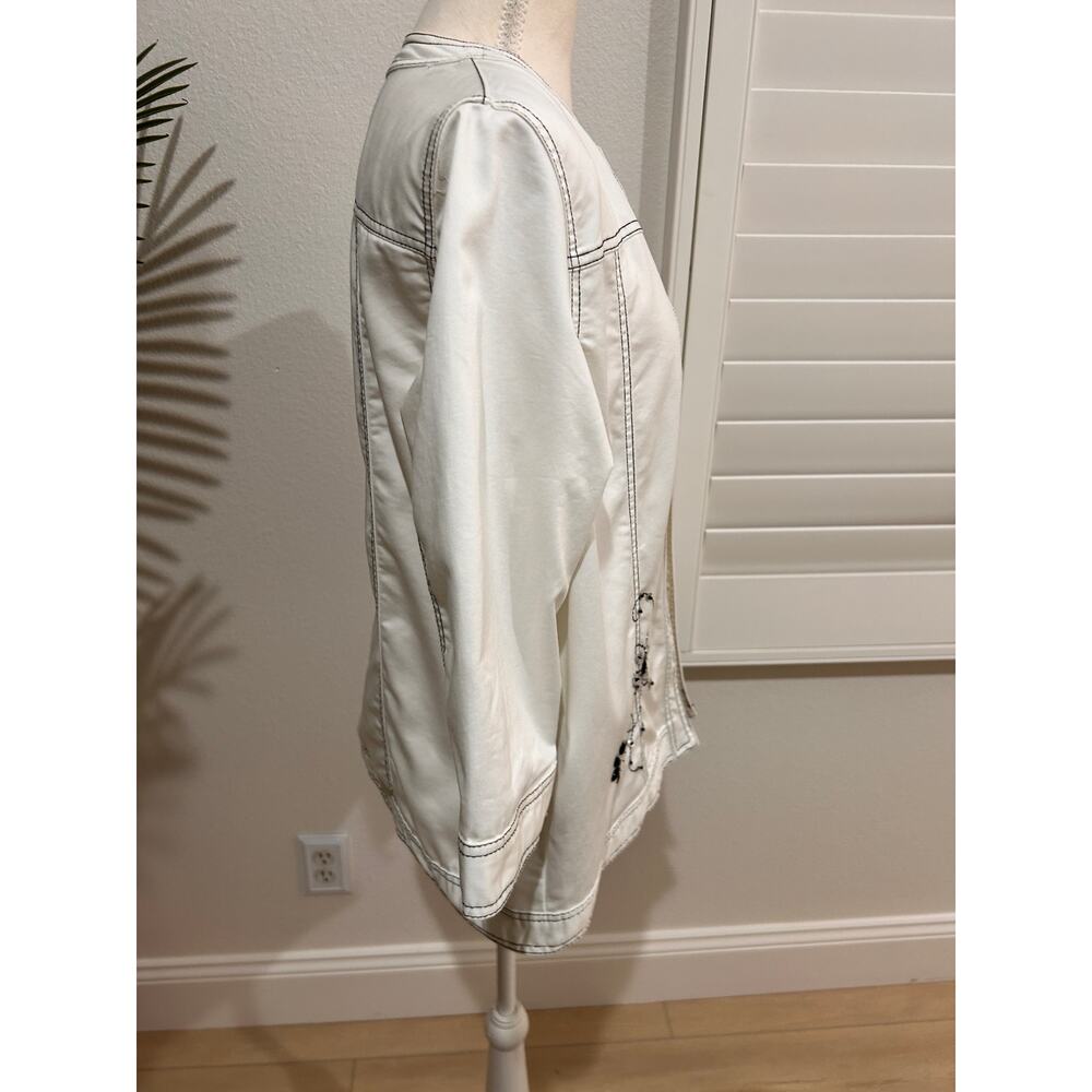 Alfred Dunner embroidered floral design beaded trim size 12 - Picture 3 of 9